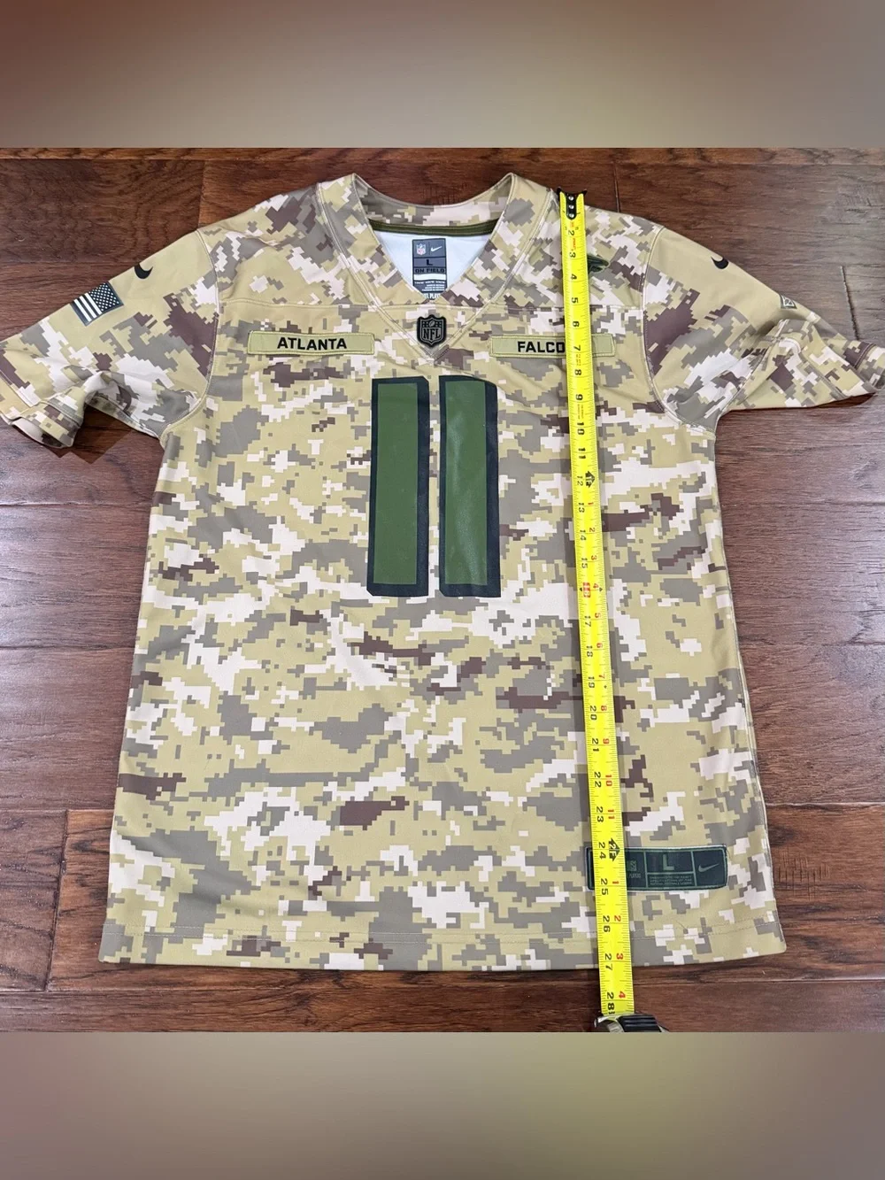 Nike NFL Jersey Salute To Service Atlanta Falcons Julio Jones Youth Large Camo